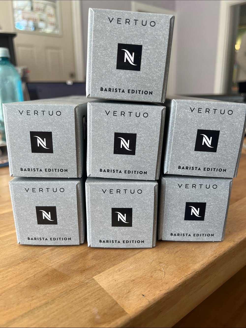 ☕️7x Sleeves Nespresso Tote and Oatly Barista Edition Vertuo Capsules - Gray☕️